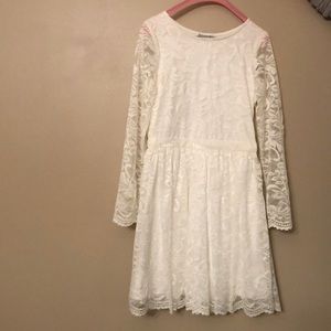 White ‘chasing fireflies’ girl’s dress